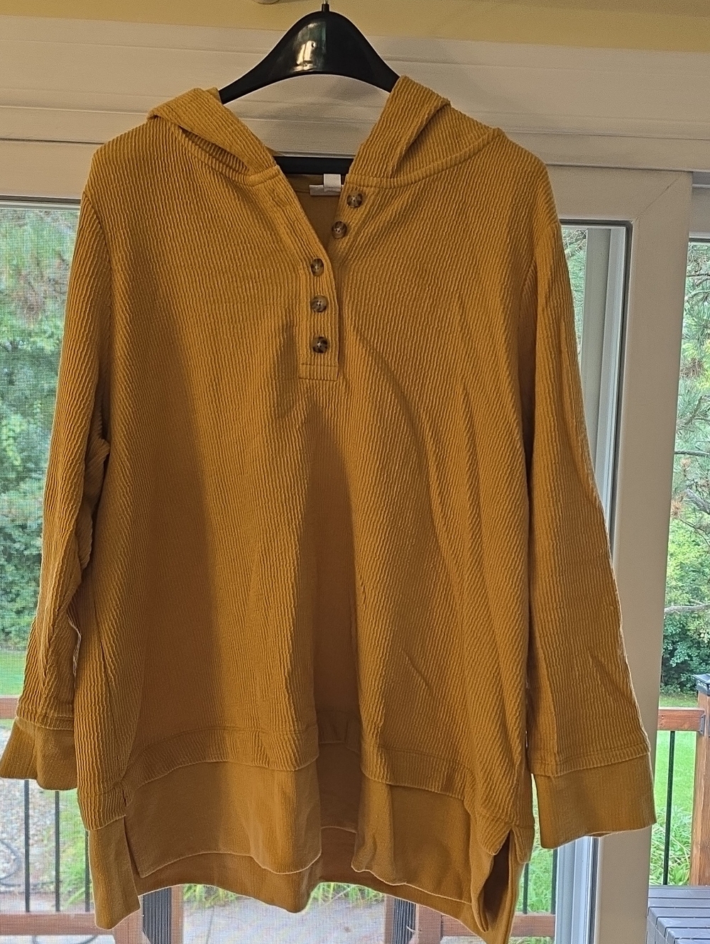 Womens Pullover Hooded JJill Top Size XL